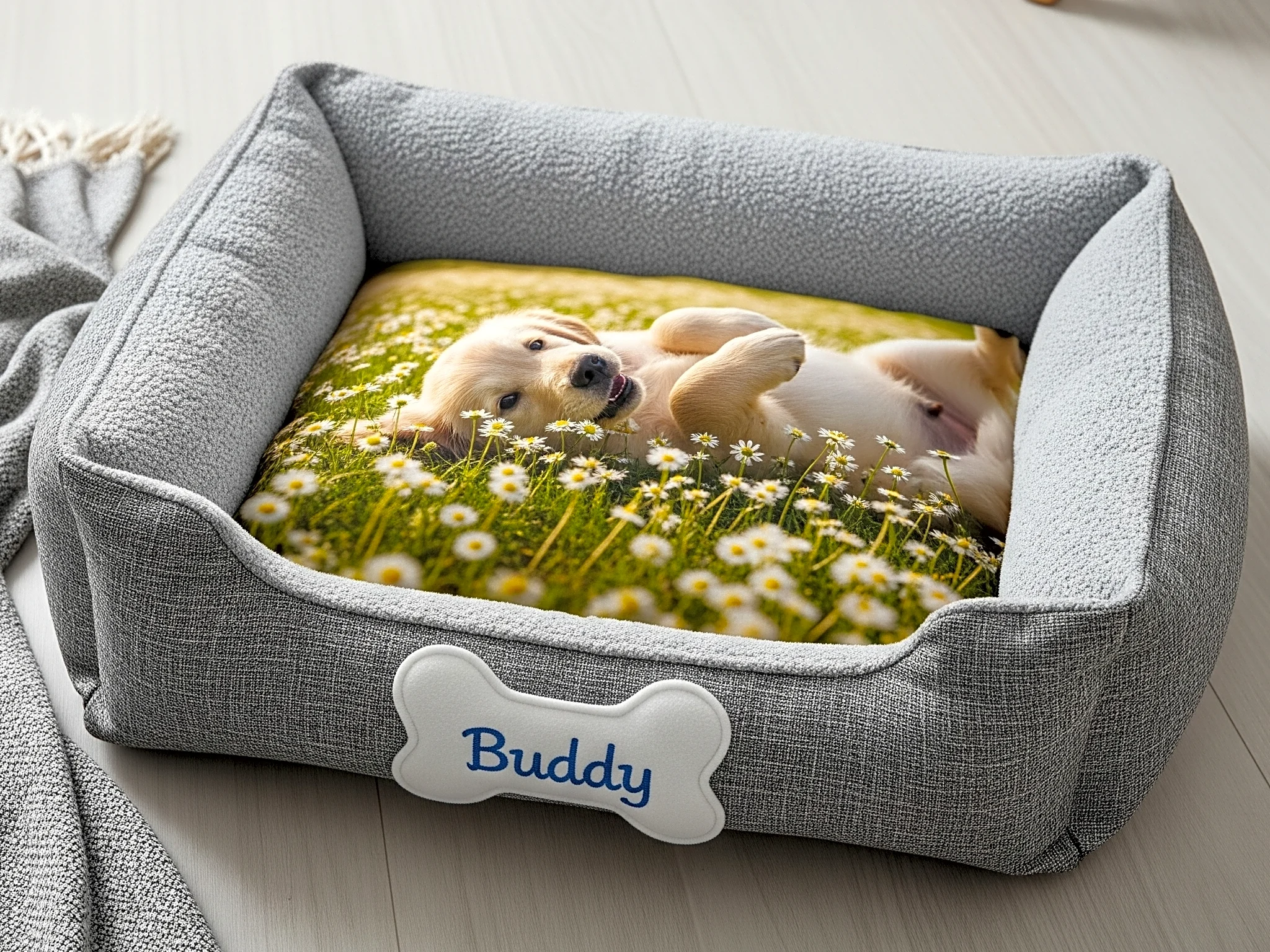 Custom Pet Photo Dog Bed