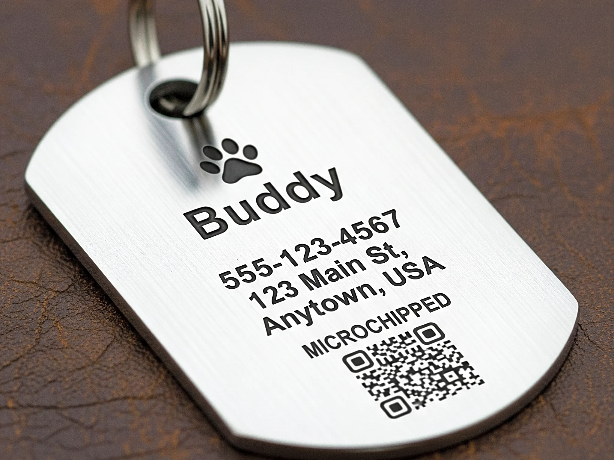 Personalized Stainless Dog Tag