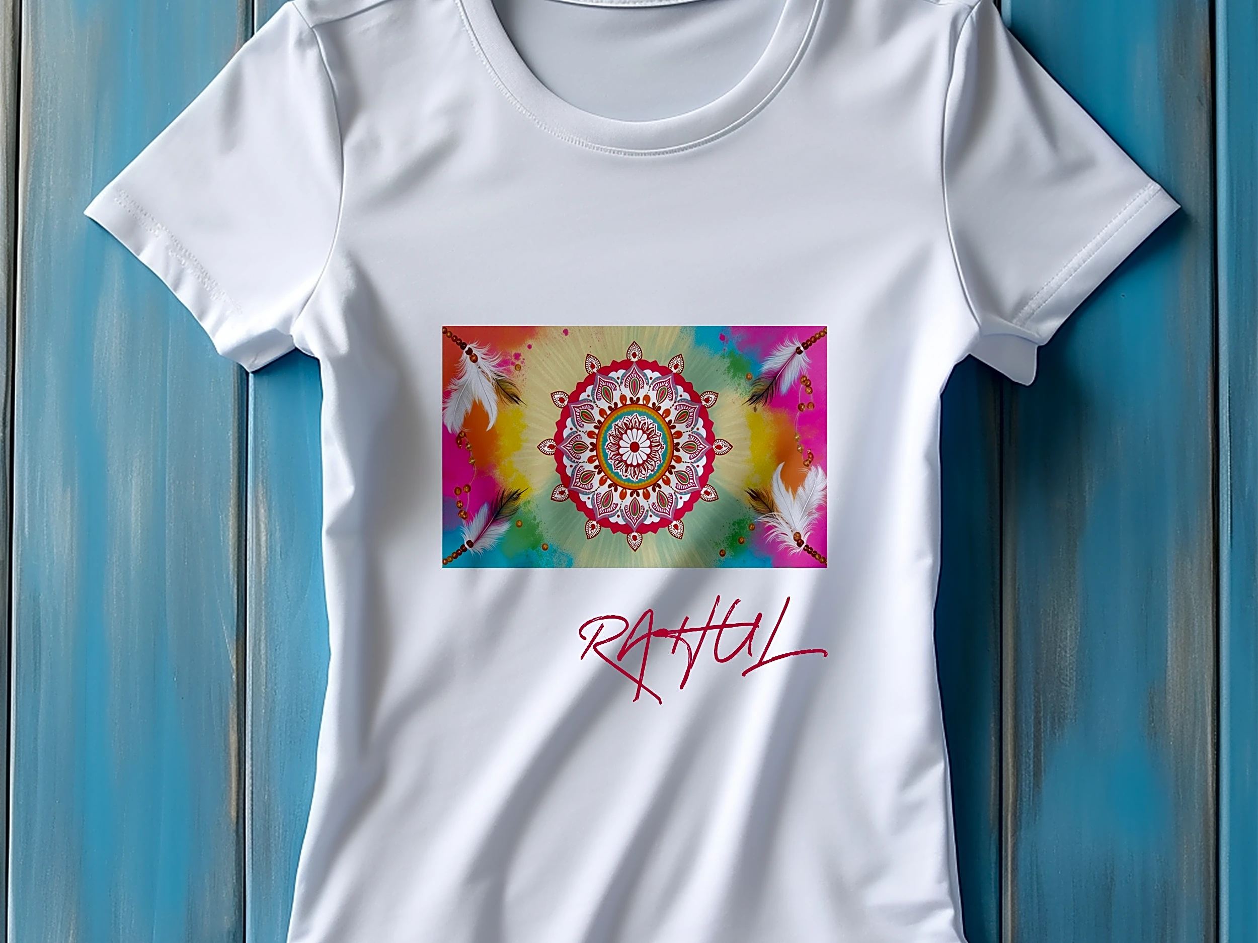 Personalized Holi T-shirt for Men