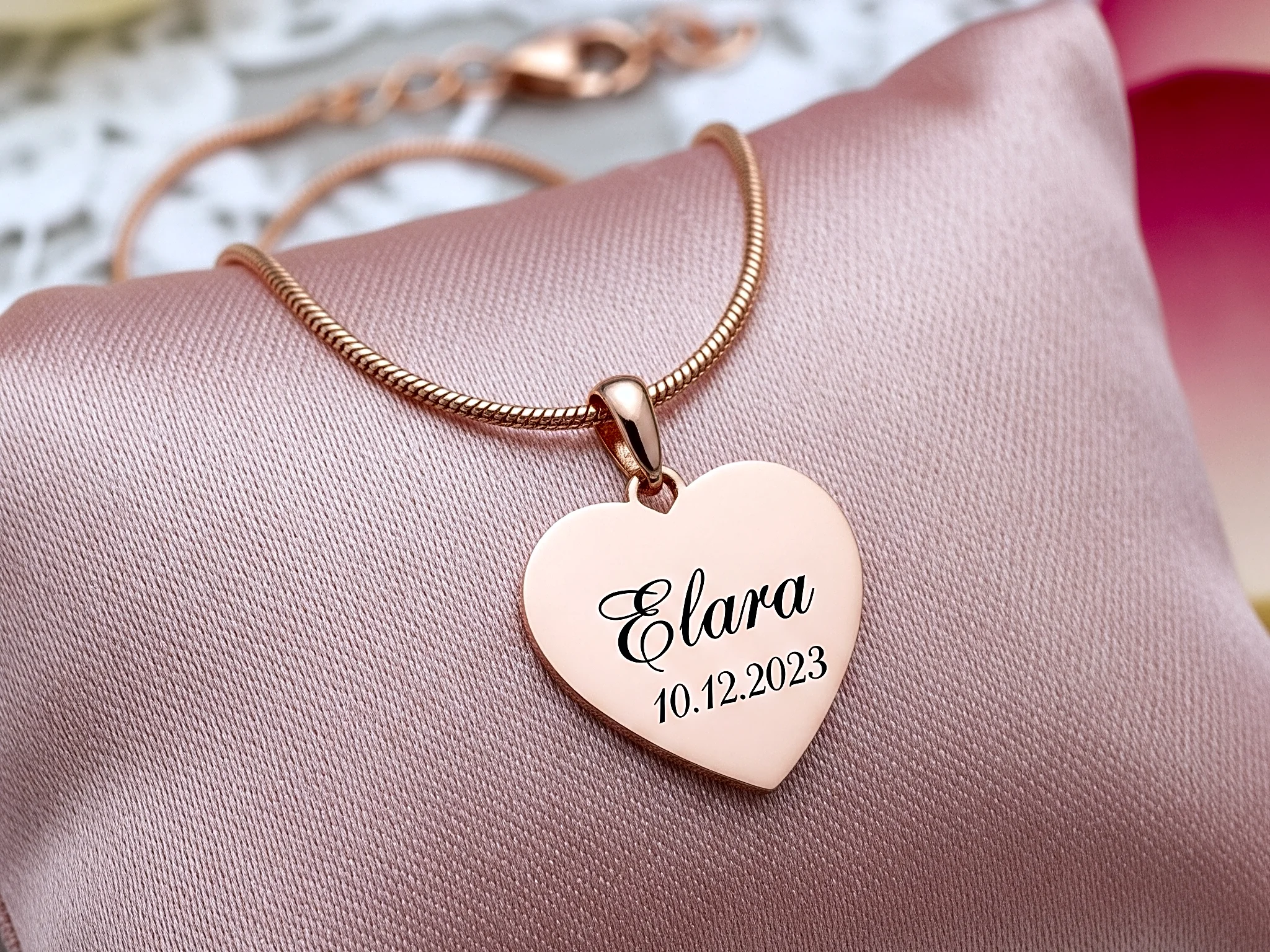 engraved necklace for her jewelry