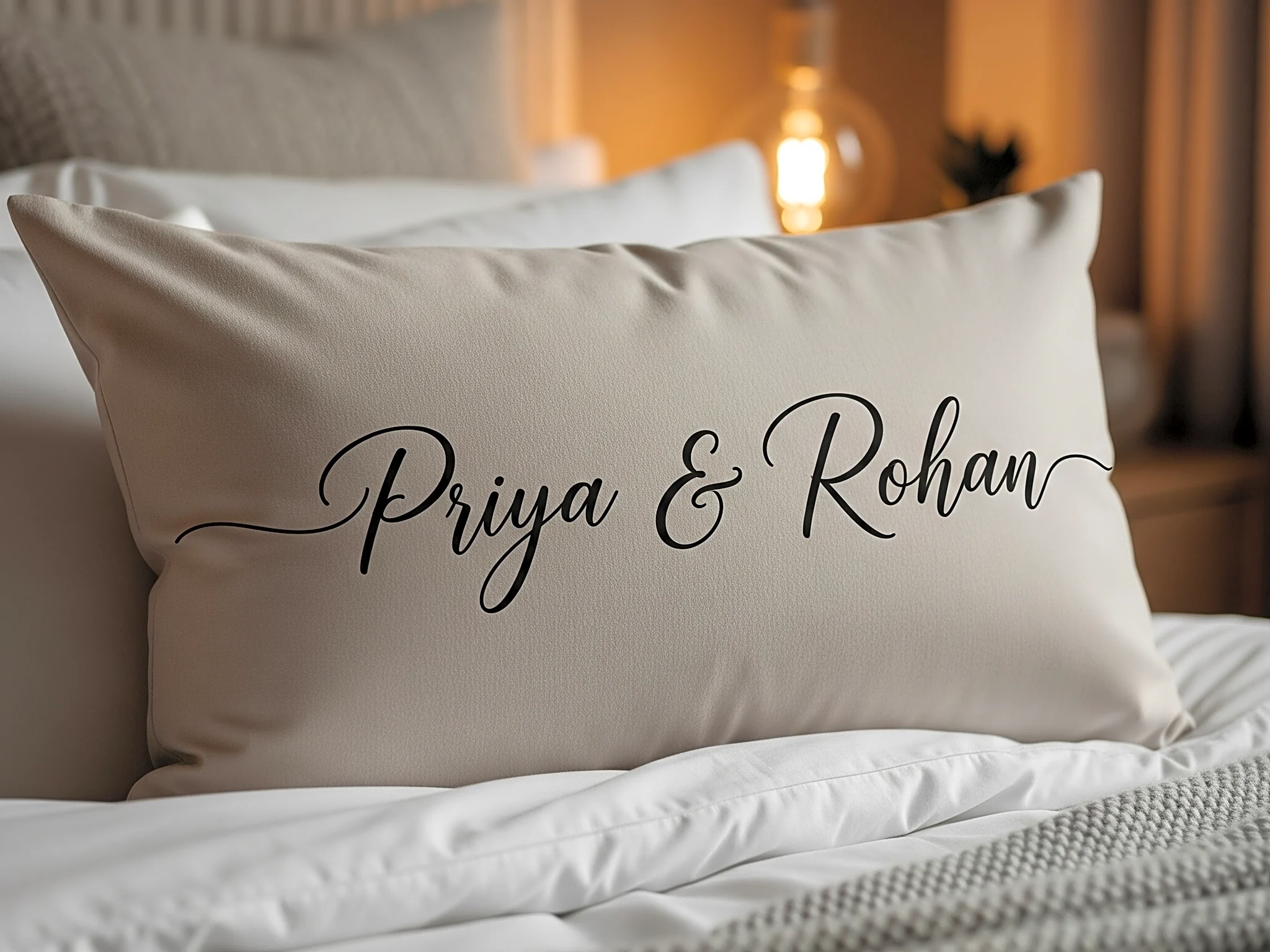 Personalized Pillows With Names Print