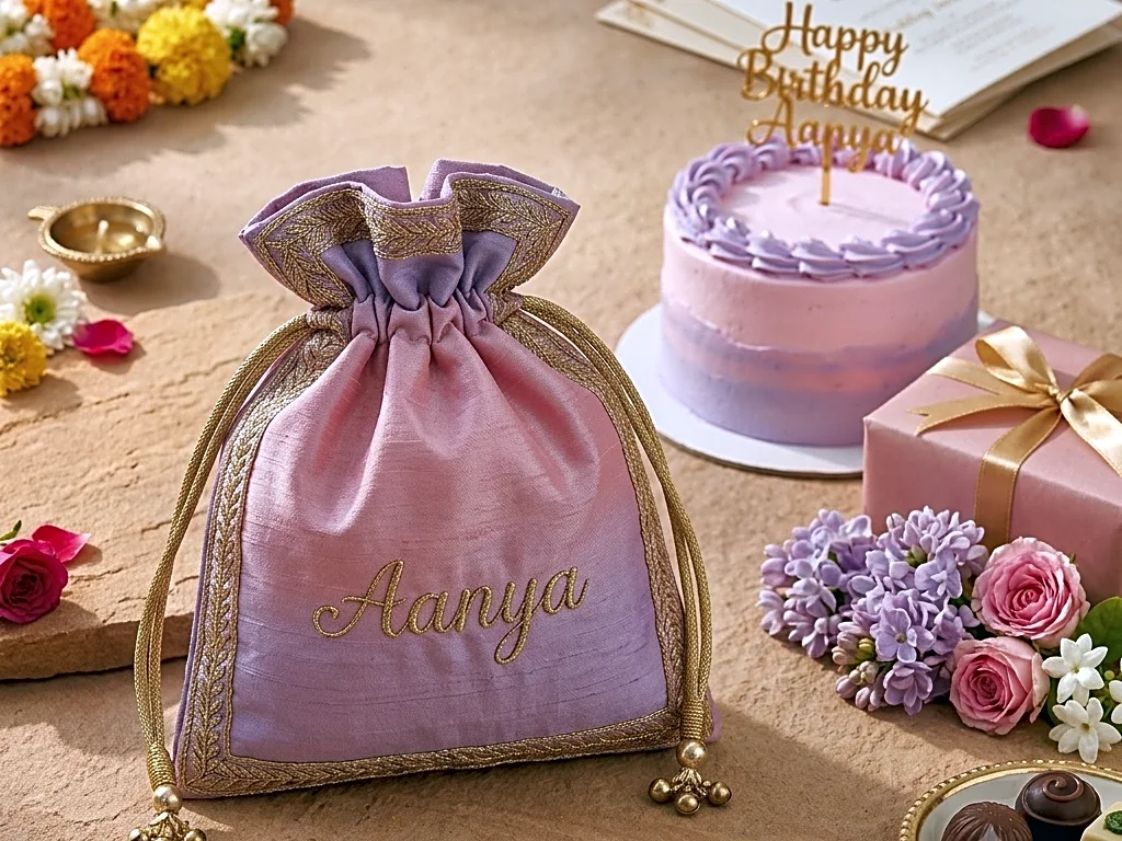 Personalized Birthday Potli