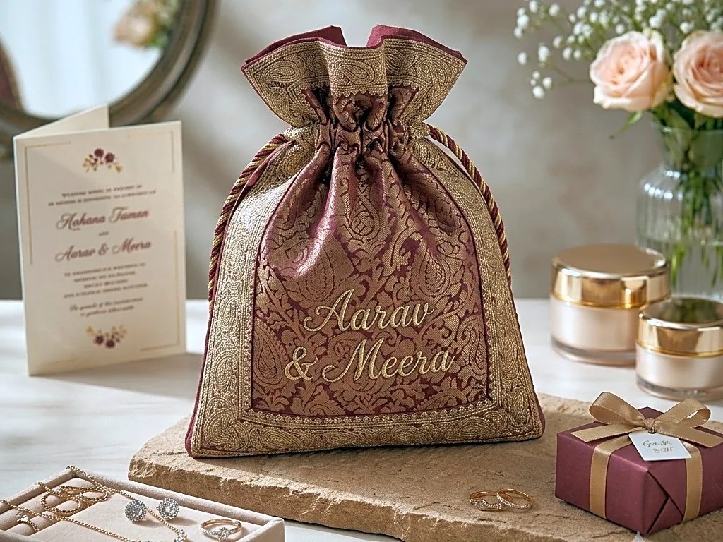 Personalized Couple Potli