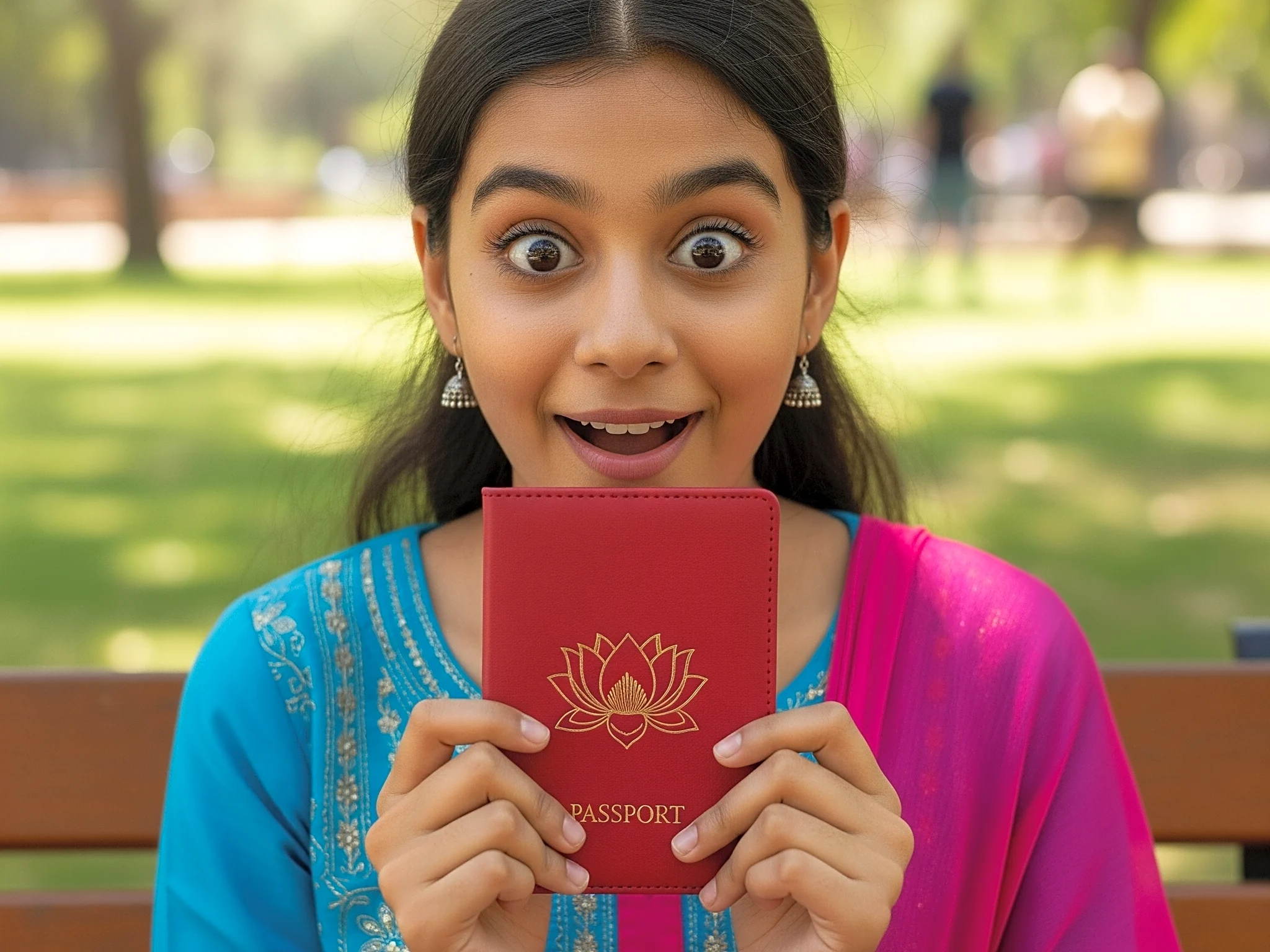Custom Leather Passport Wallet Set