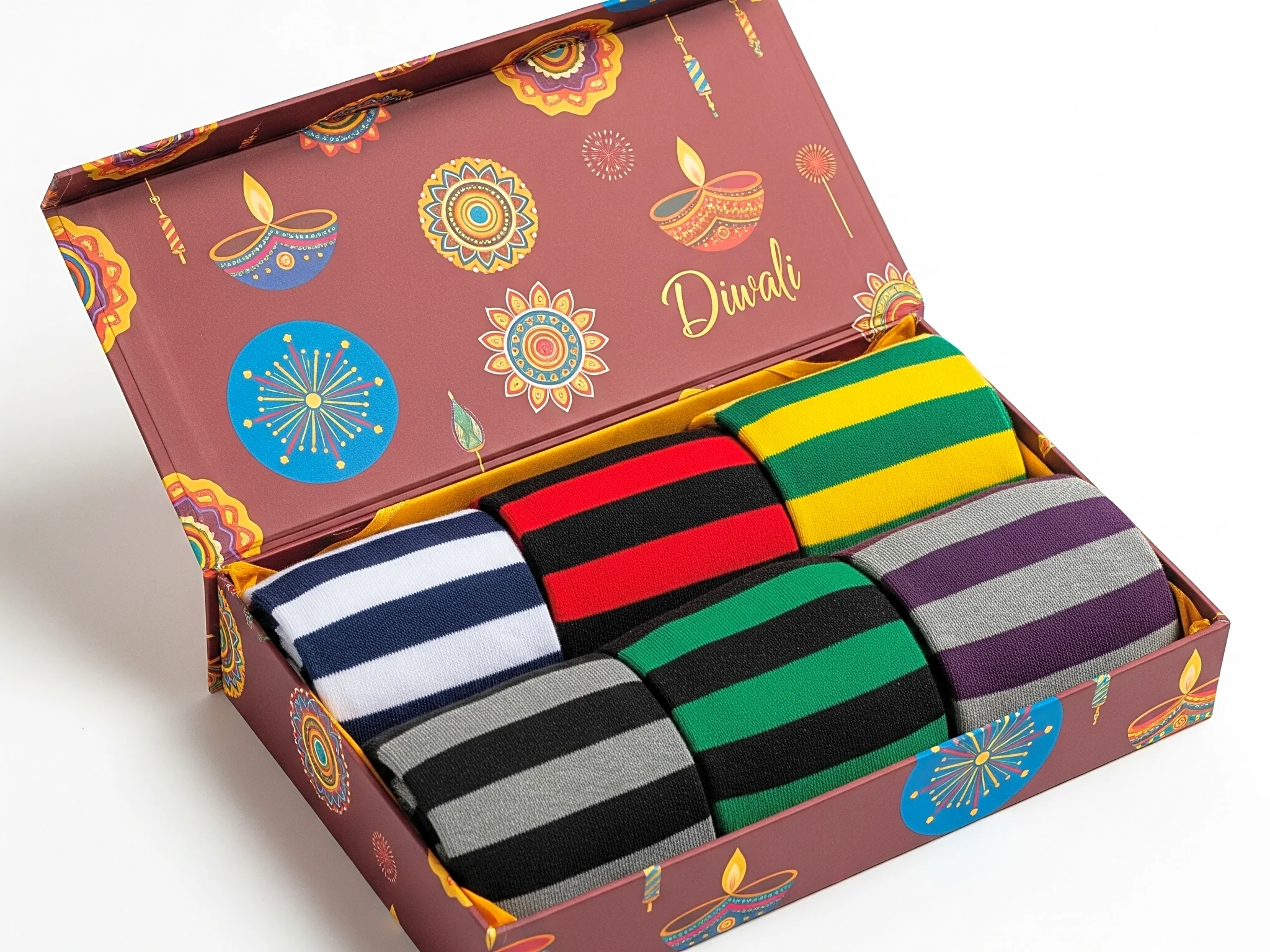 Diwali Family Matching Socks Gift