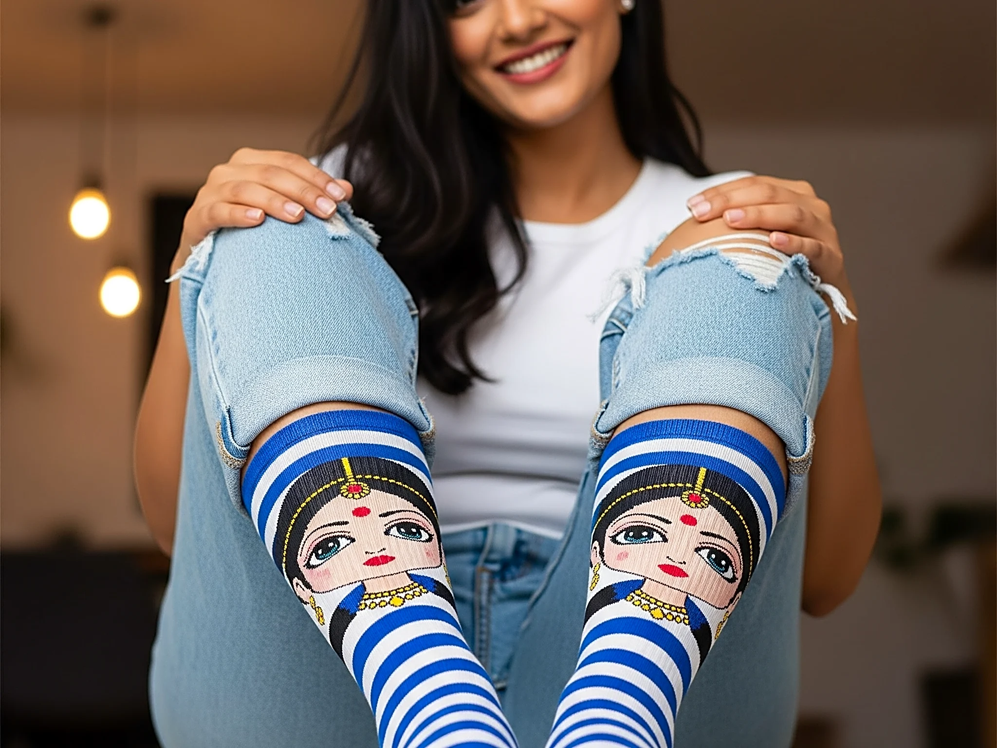 Custom Face Print Socks