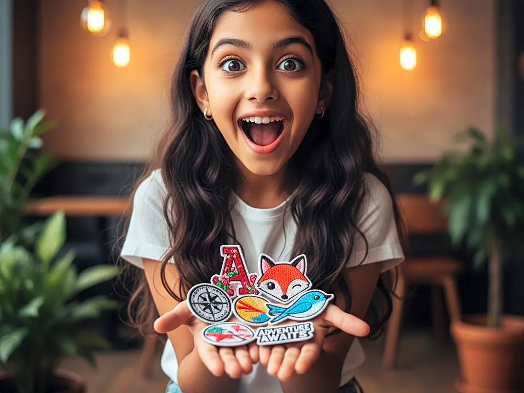 Embroidered badges for clothes custom