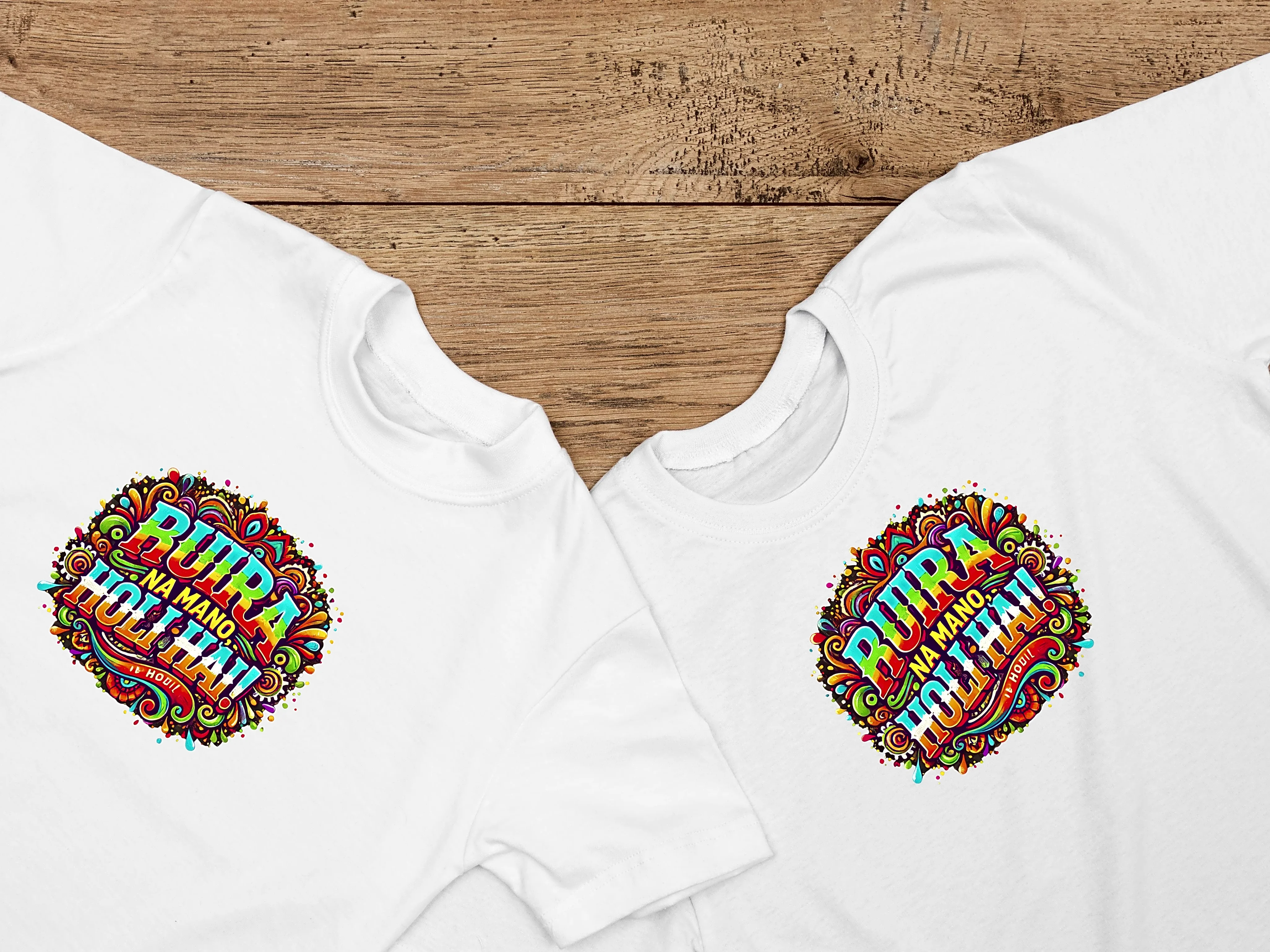 Personalized Holi Festival Tee