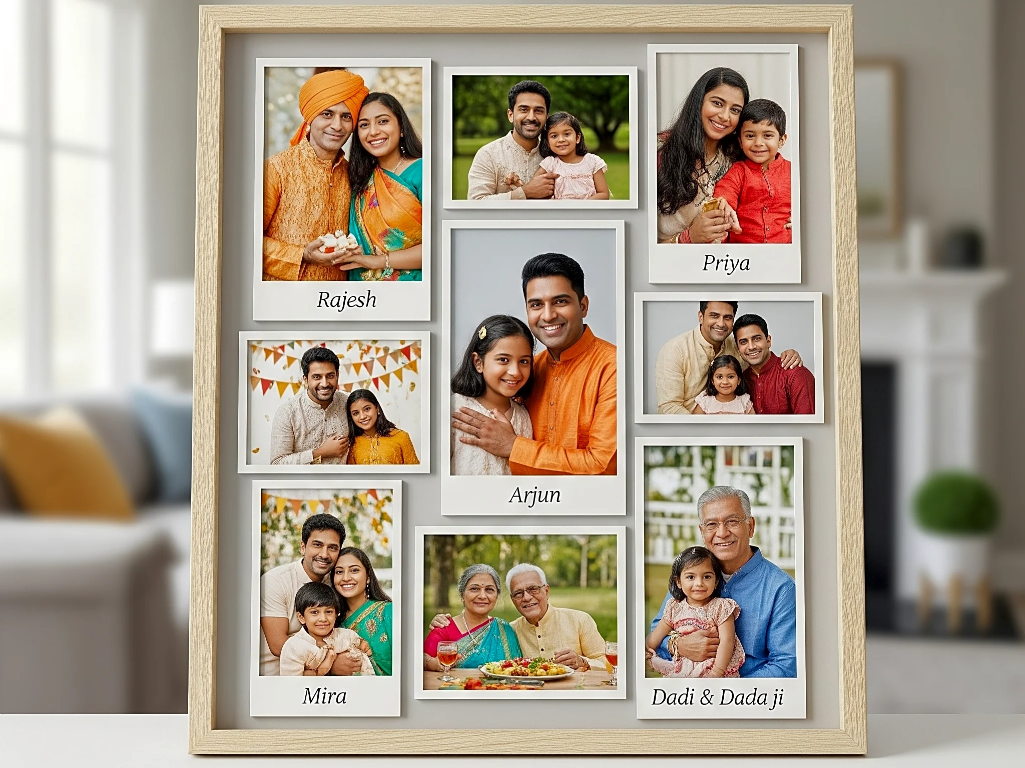 Collage frames for memories gift
