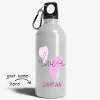 Personalized [Designer] Sipper Bottle 650ML White | Love Art With Name