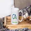 Personalized CA Art Ceramic Mug 11 OZ 
