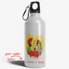 Personalized [Designer] Sipper Bottle 650ML White | Punjabi Couple Rom