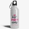 Personalized [Designer] Sipper Bottle 650ML White | Best Mom Ever Art 