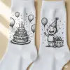 Custom Birthday Socks for Husband