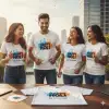 corporate holi gifts custom tshirt