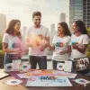 corporate holi gifts custom tshirt
