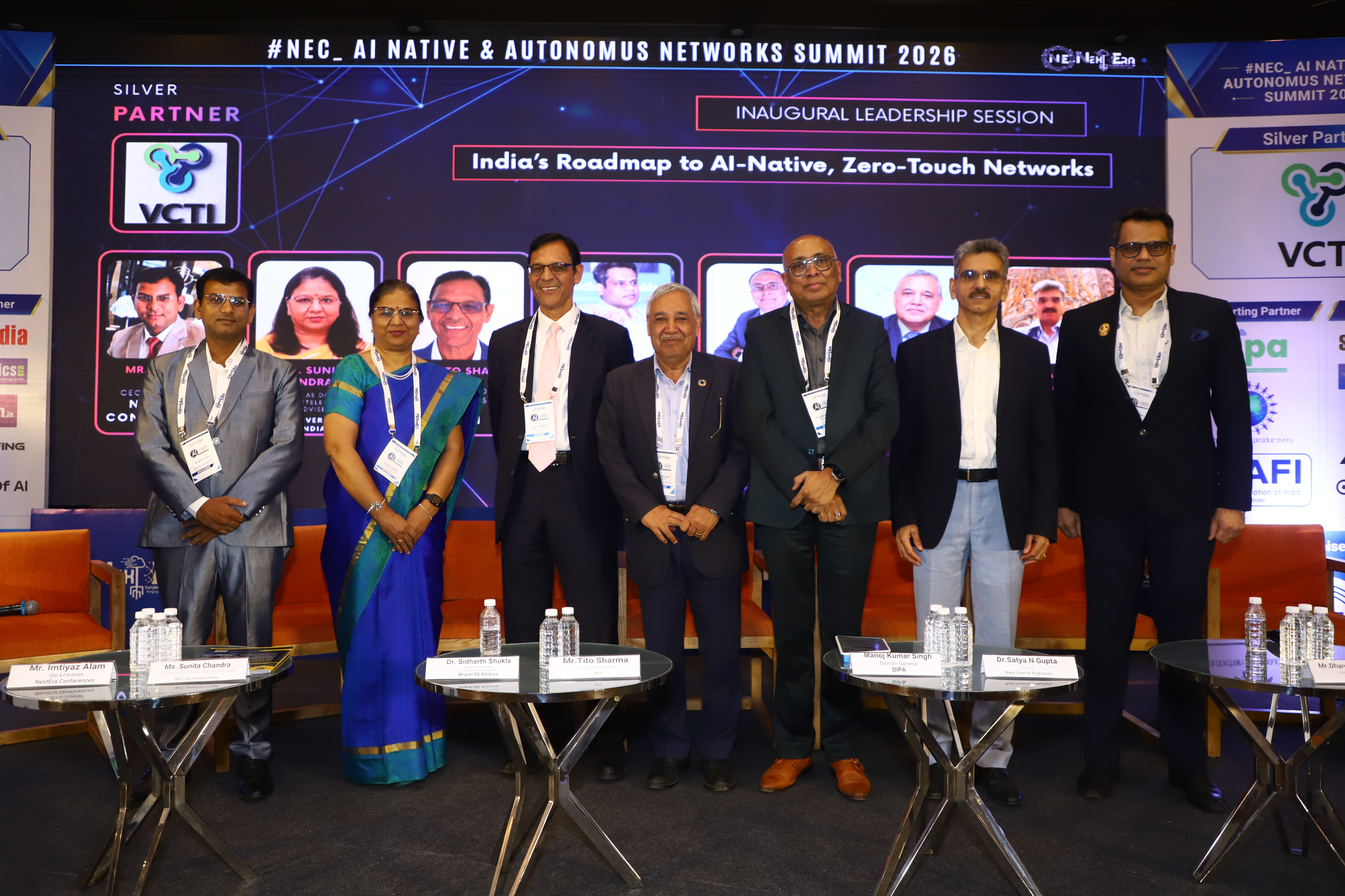 Professionals participating in an industry event