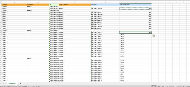 Step 5 - Edit Prices