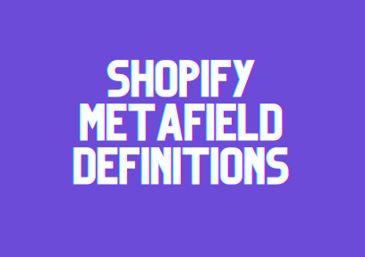 Metafield Definition
