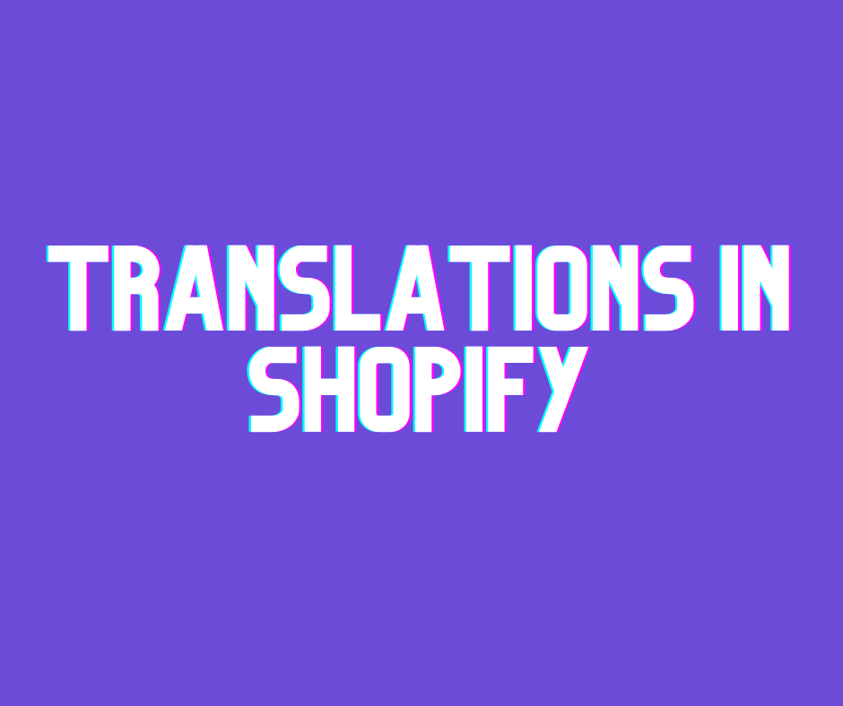 Translations in Shopify