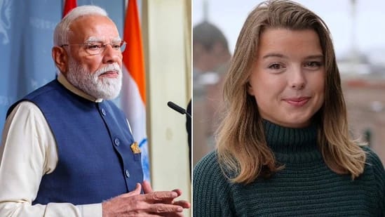 Helle Lyng, a Norwegian Journalist who questioned PM Narendra Modi (Photo/Sourced)