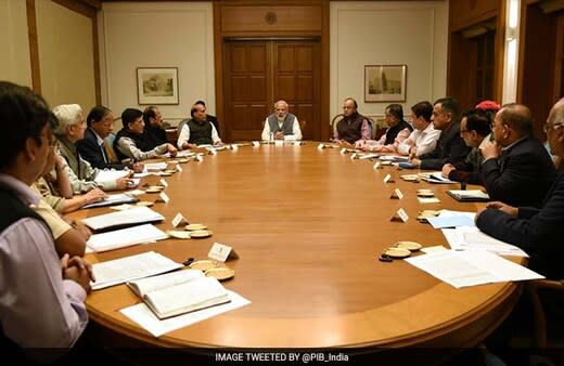 Prime Minister Narendra Modi with his cabinet (Photo/PIB)