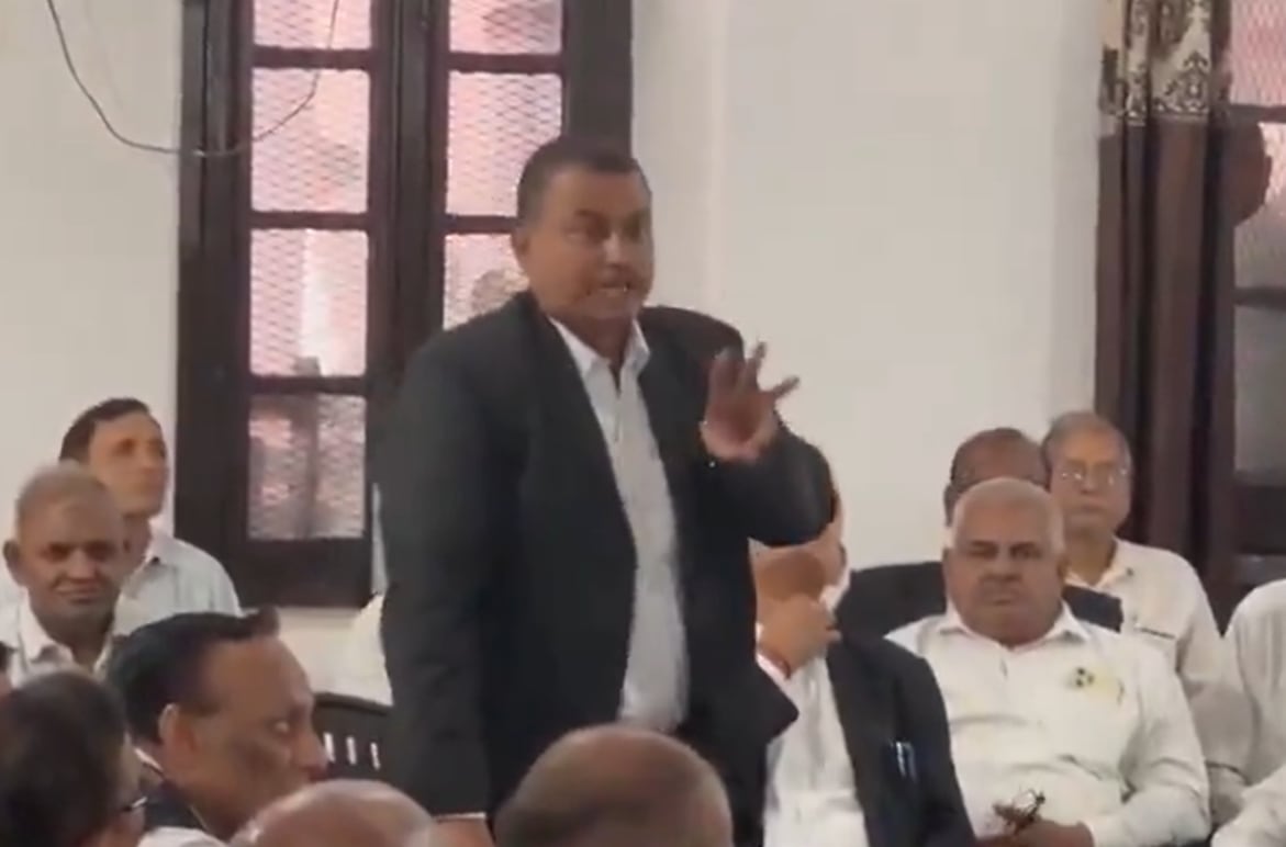 Kalika Prasad Mishra, Association President of Ayodhya Bar Association