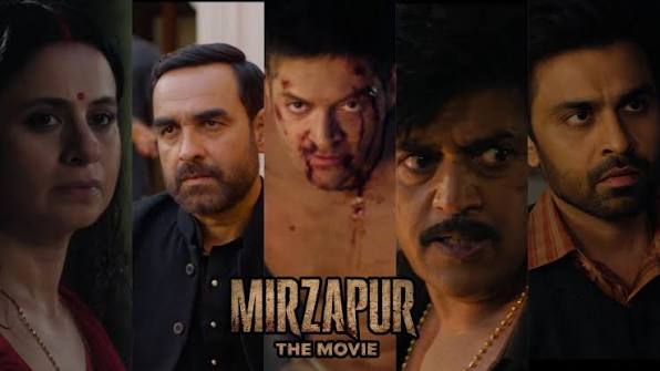 Behind-the-scenes moments from Mirzapur: The Movie set.