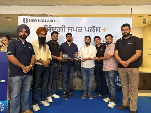 New Holland tractors showcased during the Super Safar event in Punjab