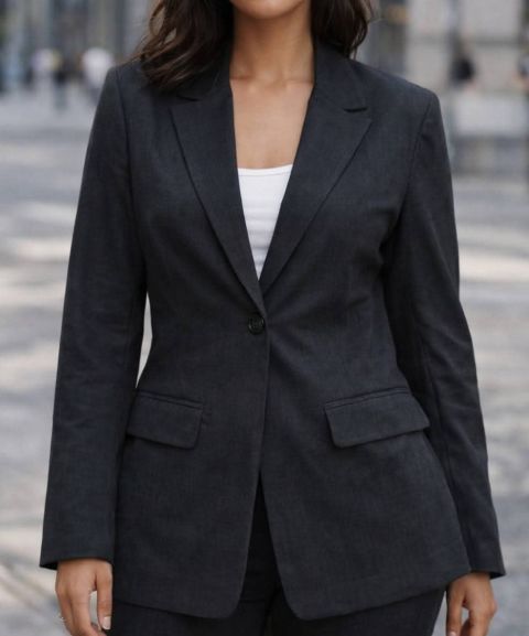 Blazer Negro de Mujer - Future Collective - Talla XL