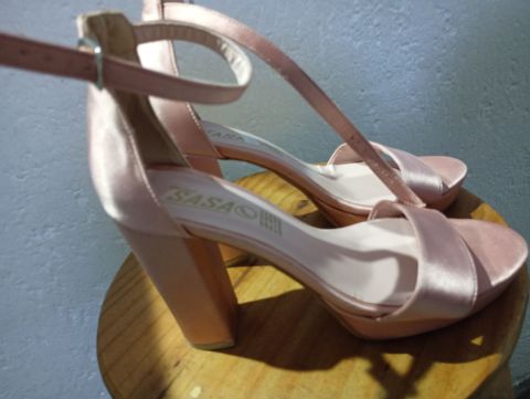 Zapatos de Tacón Rosa SASA