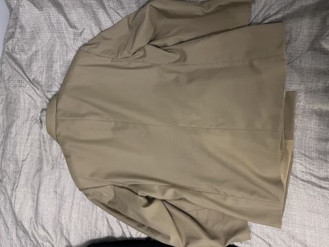 Saco Marco Viali Beige Doble Botón
