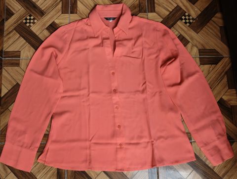 Blusa Altima de Manga Larga Color Coral Talla 8