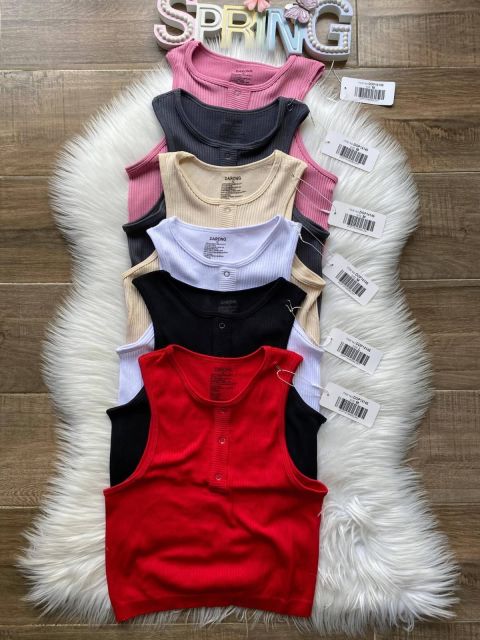 Tops Sin Mangas para Mujer - Variados Colores