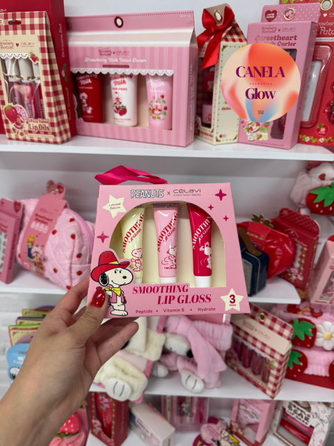 Set de Brillo Labial Peanuts x CélaVi - Edición Limitada