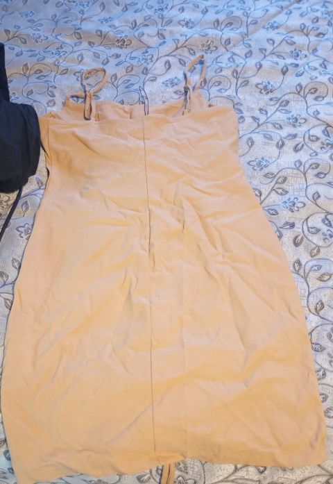 Vestido de Verano Color Beige