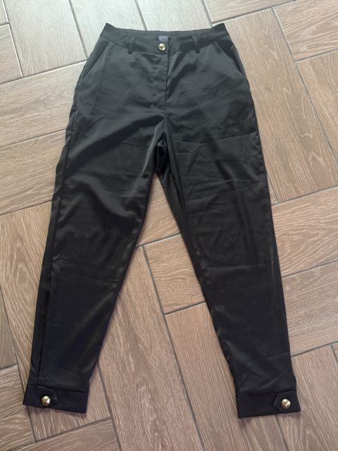 Pantalon Negro Satin para Mujer talla S 