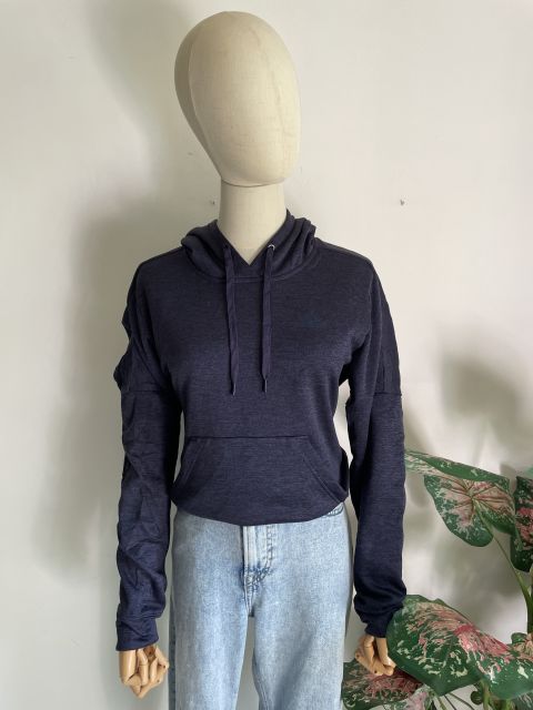 Sudadera Adidas con Capucha en Color Morado