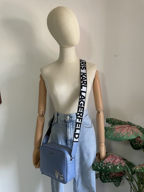 Bolso Karl Lagerfeld Azul con Monedero