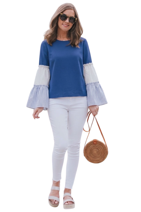 Blusa con Mangas Campana