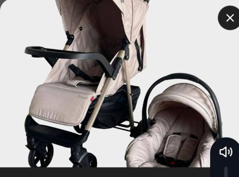 Carriola Portátil Prinsel con Asiento para Bebé