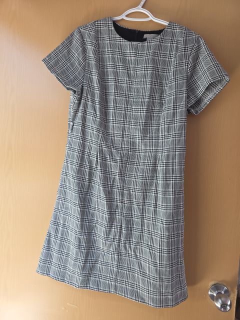 Vestido H&M de Cuadros Talla L