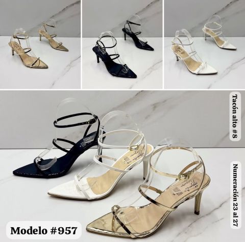 Zapatos de Tacón Alto Modelo #957 - Colores Variados