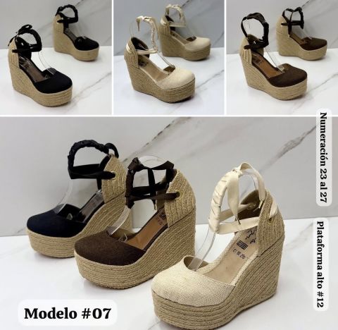 Alpargatas de Plataforma Modelo #07 -