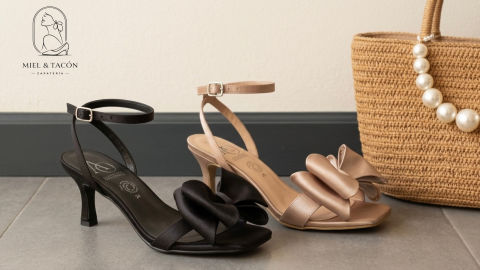 Tacones moño