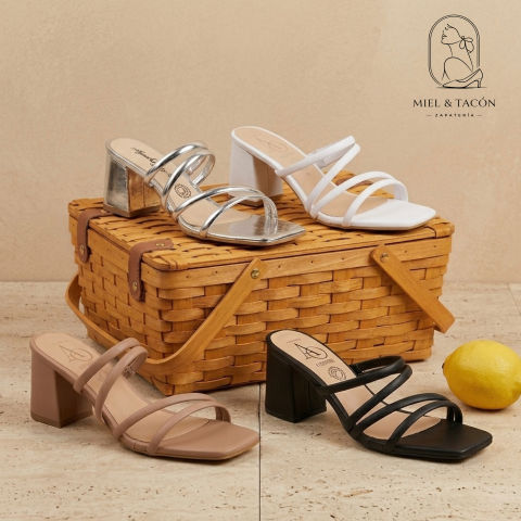 Tacones abiertos