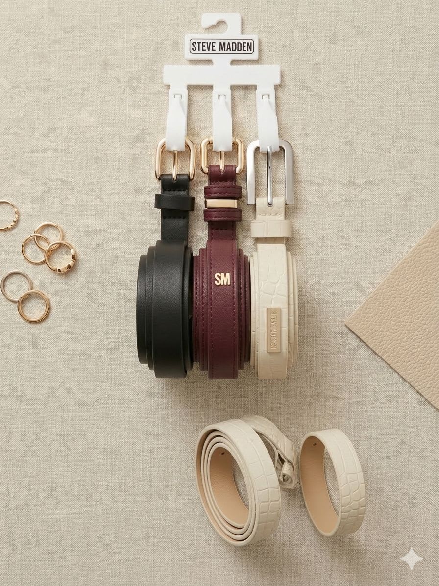 Juego de Cinturones Steve Madden - 3 Piezas - imagen 2