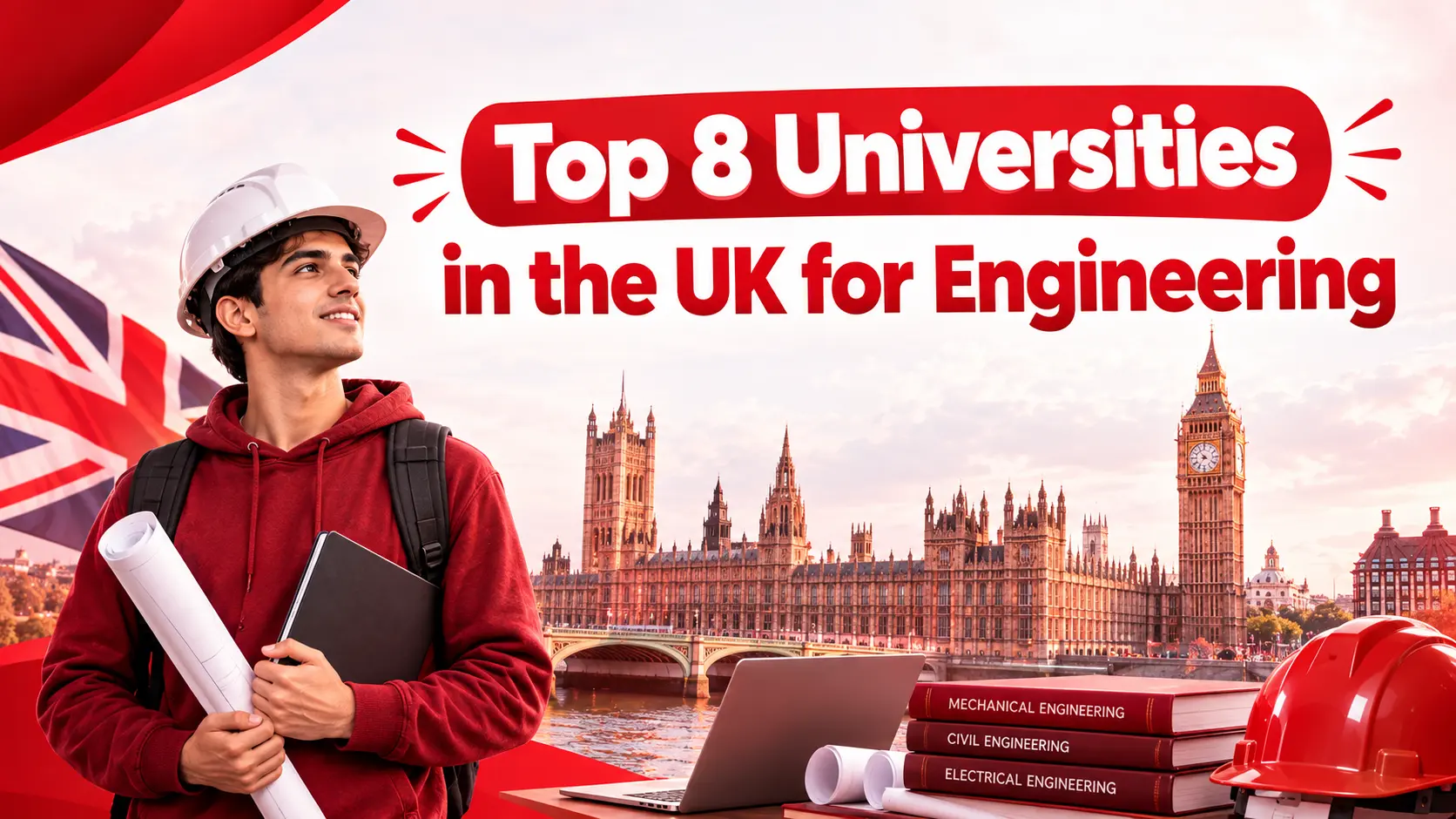 Top 8 universities in the UK for Engineering