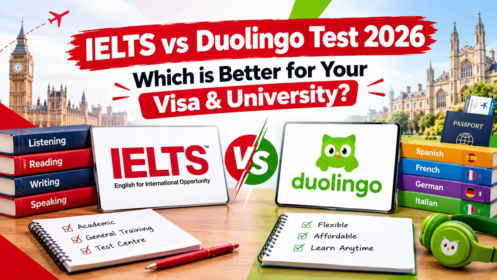 IELTS vs Duolingo Test 2026: Which is Better for Your Visa & University?