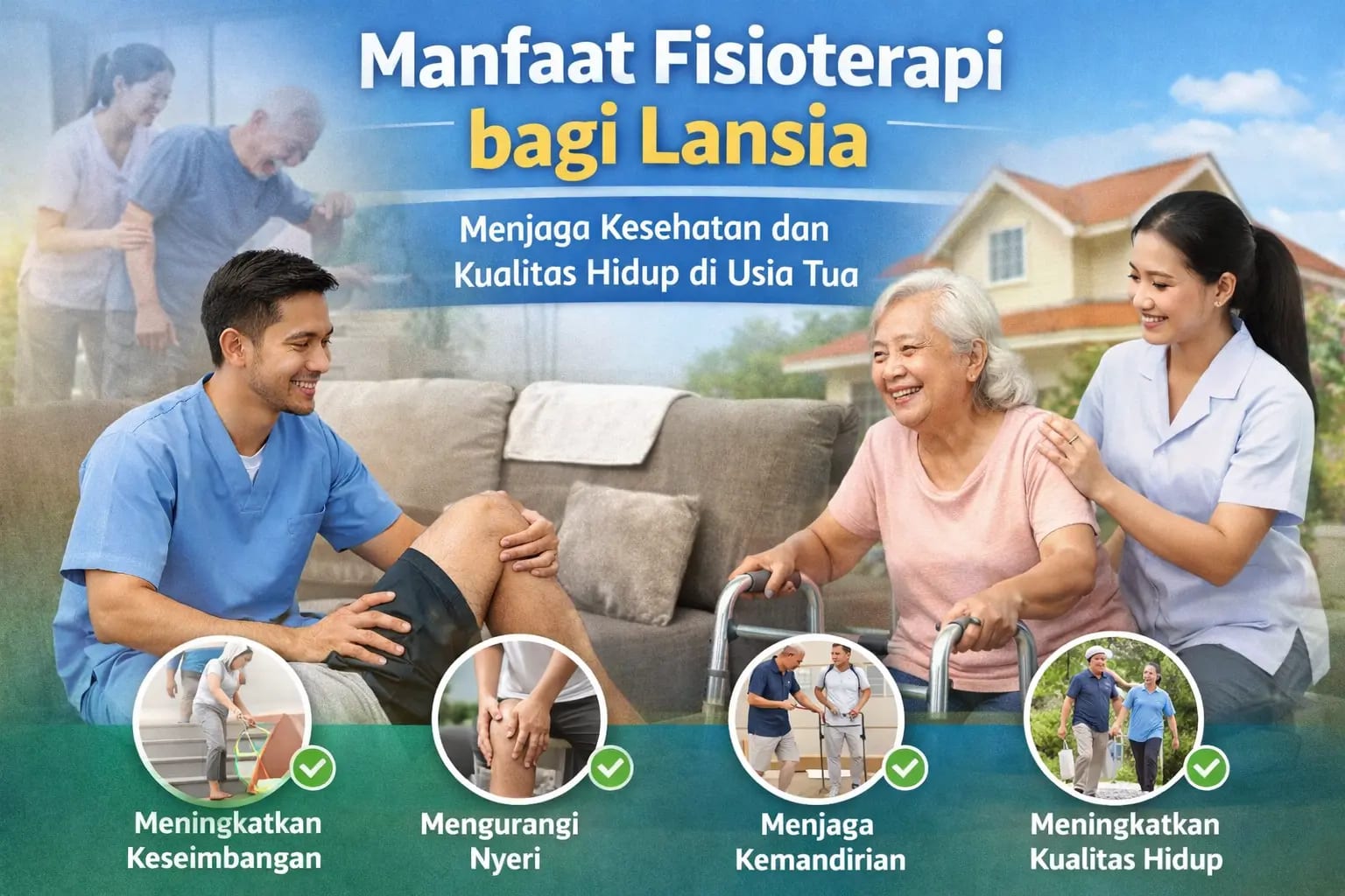 image Manfaat Fisioterapi bagi Lansia – Sehat, Aktif & Mandiri di Usia Tua
